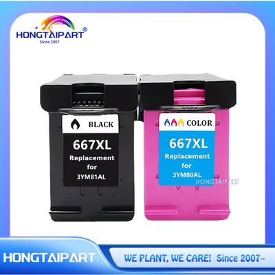 Mua Các hộp mực 3YM81AL 3YM80AL 667XL 667 Cho máy in HP DeskJet Ink Advantage 1275 2374 2375 2376 2775 2776, Thêm 6475 6476, Thêm DeskJet Ink Advantage 6075 sản xuất trực tuyến