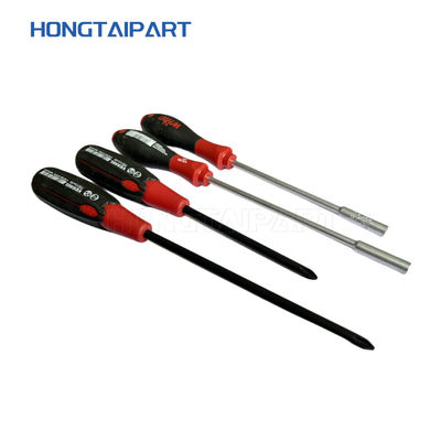 Bộ tuốc nơ vít bằng thép Cr-V với tay cầm mềm hai màu Tua vít chuyên nghiệp có đầu từ tính chéo