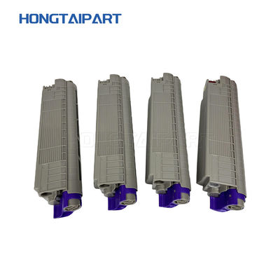 Máy in màu tương thích Cartridge toner công suất cao CMYK 46443101 46443102 464443103 46443104 Cho OKI C823 C833 C83