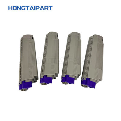 Các hộp mực có dung lượng cao CMYK 46443101 46443102 464443103 46443104 Cho OKI C823 C833 C83