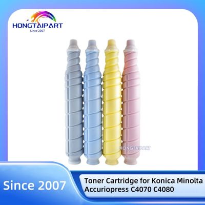 Hộp mực cho Konica Minolta C2060 C2070 C3070 C3080 C4070 C4080 C1060 C1070 TN619 TN-619 A3vx180 A3vx280 A3vx380 A3vx480 Mực in Phụ tùng Hongtaipart
