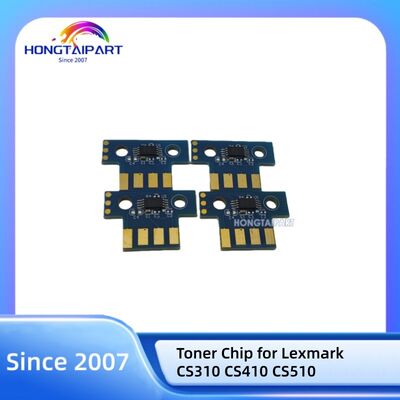 Chip Toner 70C80K0 70C80C0 70C80M0 70C80Y0 cho Lexmark CS310 CS410 CS510 Bộ phận thay thế máy in HONGTAIPART