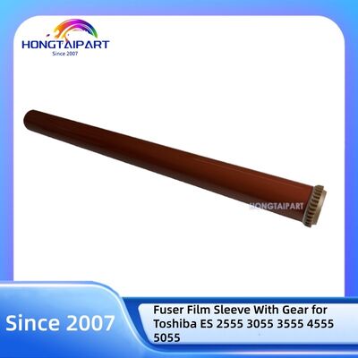 Fuser Film Sleeve With Gear FM-076 cho Toshiba ES 2555 3055 3555 4555 5055 Vòng đai Fuser Phân bộ Hongtaipart