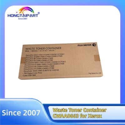 Thùng chứa chất tông chất thải CWAA0663 cho Xerox 650i 750i C5540i C6550i C7550i 6000 7000 C5400 C6500 C7500 C5550 C6500 C7600 C5580 C6680 C7780 DocuColor 5065 5065II 6075II 1450 GA 700 Digital Color 550 560